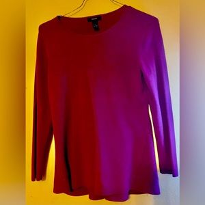 Deep Purple Alfani Sweater, Size Small